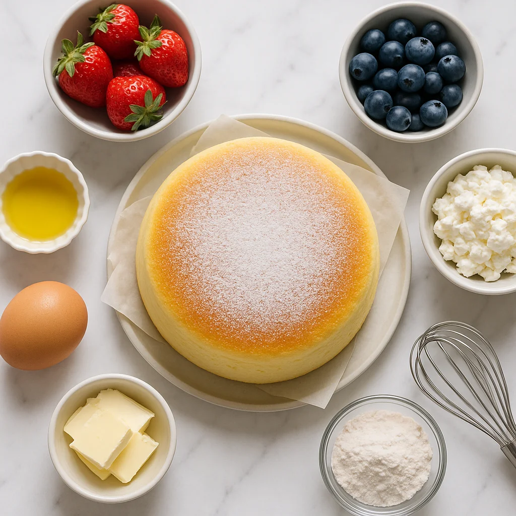 Light and Fluffy Japanese Cheesecake Souffle Recipe (Healthier Version)