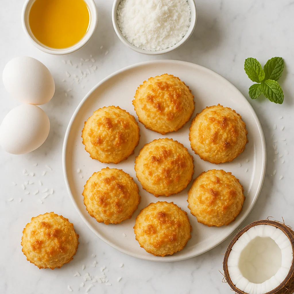Low Carb Coconut Macaroons Sugar Free (Chewy, Golden and Guilt-Free)